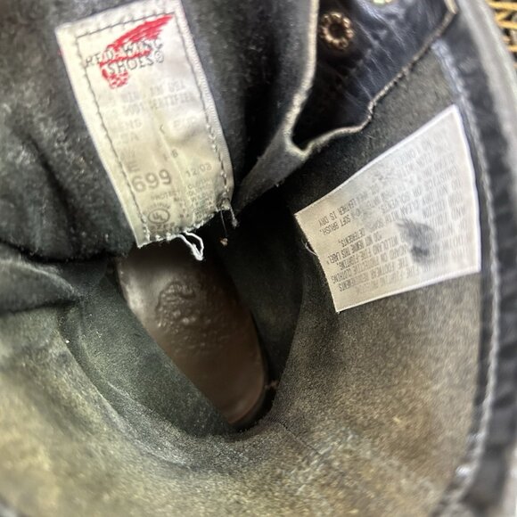 Red Wing 699 Wildland Firefighter Soft Toe Lace Up Logger Work Boots Mens 9.5 E - Picture 7 of 12